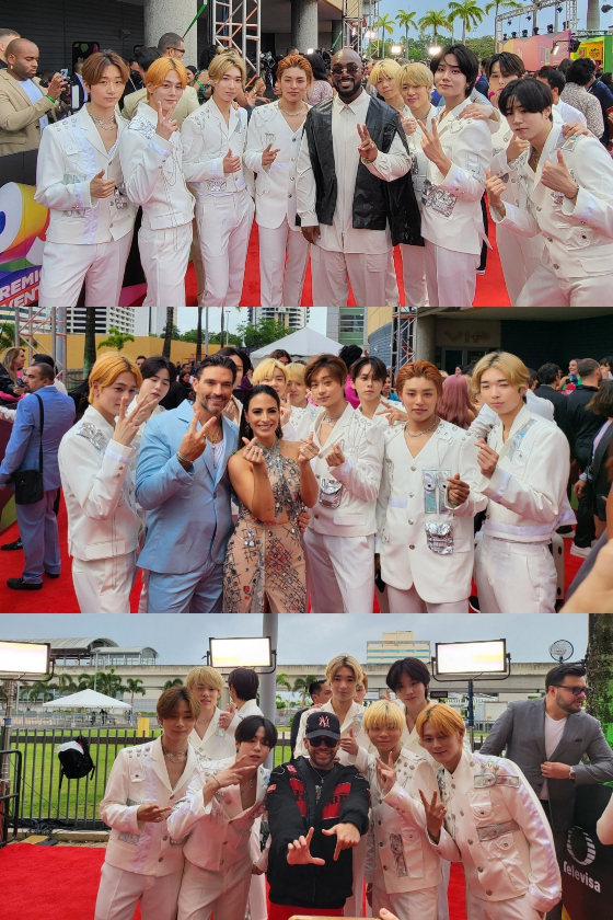 T1419가 남미 대중문화예술 시상식 'Premios Juventud 2022'에 참석했다./사진제공=MLD엔터테인먼트