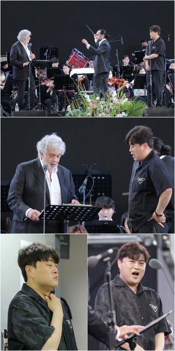 KBS 2TV '사장님 귀는 당나귀 귀'에서 김호중과 플라시도 도밍고의 리허설 현장이 공개된다./사진제공=KBS 2TV '사장님 귀는 당나귀 귀'