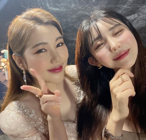 송가인, 하유비/사진=하유비 인스타그램