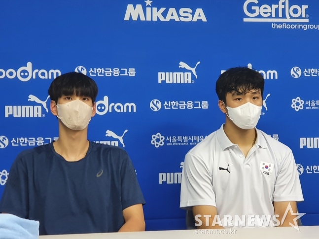 임성진(왼쪽)과 임동혁./사진=김동윤 기자