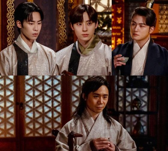 tvN 토일드라마 '환혼'의 이재욱, 황민현, 신승호, 임철수./사진제공=tvN '환혼'