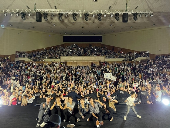 그룹 비아이지가 요르단에서 공연을 했다./사진제공=GH엔터테인먼트