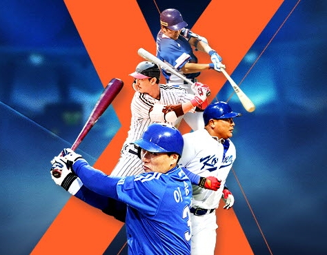 'FTX MLB 홈런더비X 서울'에 출전하는 KBO 히어로. (아래부터) 이승엽, 김태균, 박용택, 정근우. /사진=스포츠인텔리전스그룹 제공