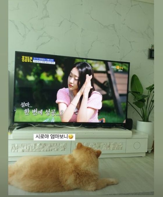 경리./사진=경리 인스타그램 스토리