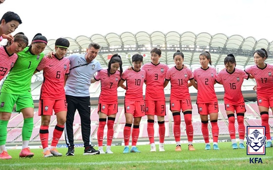 여자축구대표팀. /사진=대한축구협회 제공