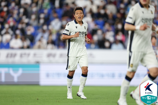 인천유나이티드 이명주. /사진=한국프로축구연맹