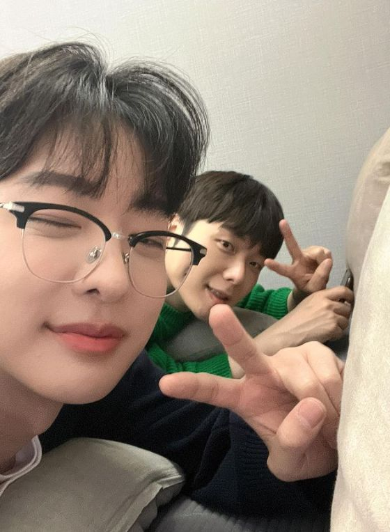'남의 연애' 출연자 은찬(왼쪽)과 선율/ 사진출처=은찬 인스타그램