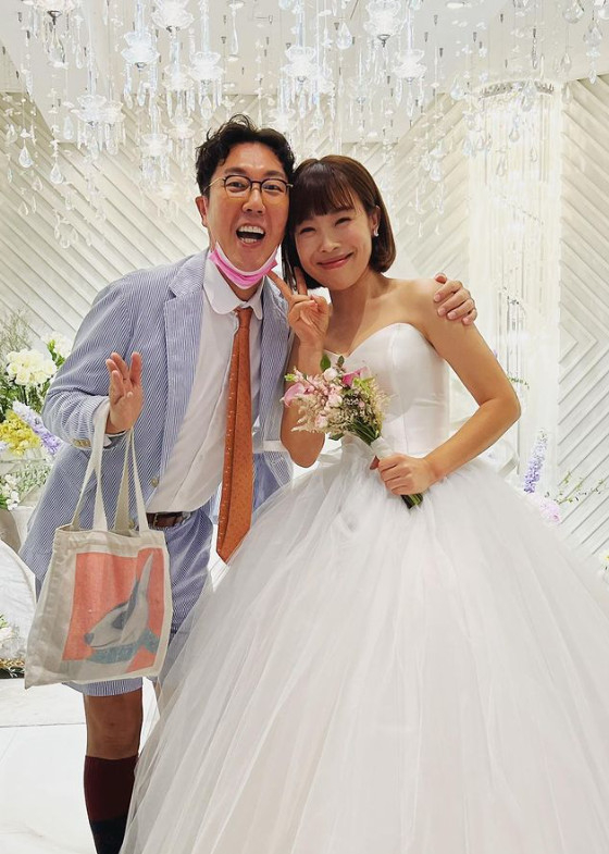 코미디언 김영철, 오나미 /사진=김영철 인스타그램
