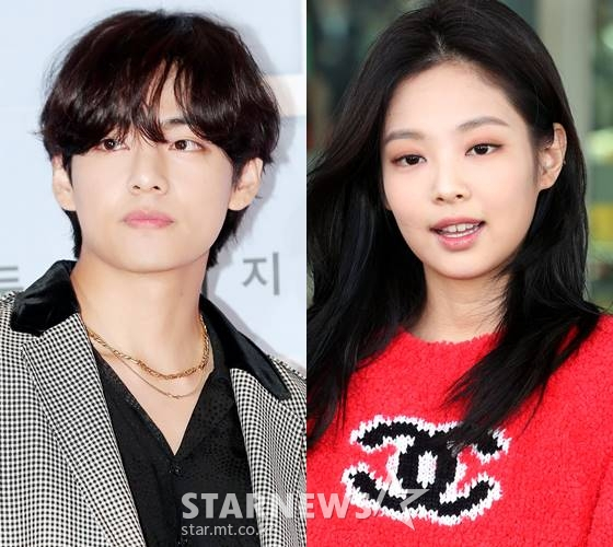 방탄소년단 뷔, 블랙핑크 제니 /사진=스타뉴스