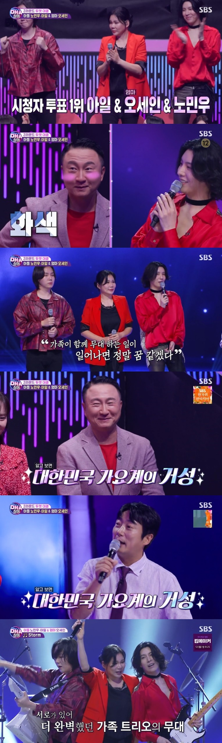 /사진=SBS 예능프로그램 '판타스틱 패밀리-DNA 싱어’ 방송화면