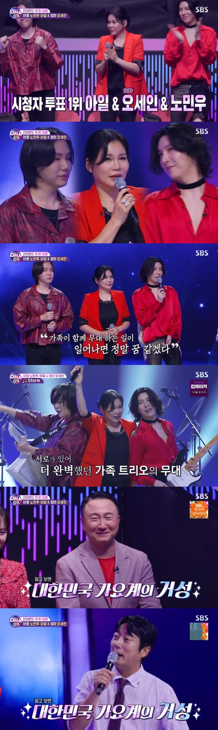 /사진=SBS 예능프로그램 '판타스틱 패밀리-DNA 싱어’ 방송화면