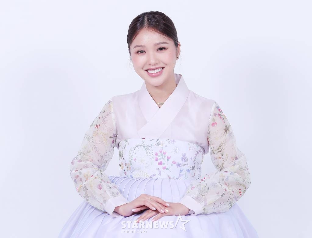 오마이걸 미미 추석 한복인터뷰 /사진=김창현 기자 chmt@