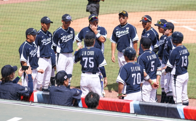 한국 U-18 대표팀./사진=WBSC