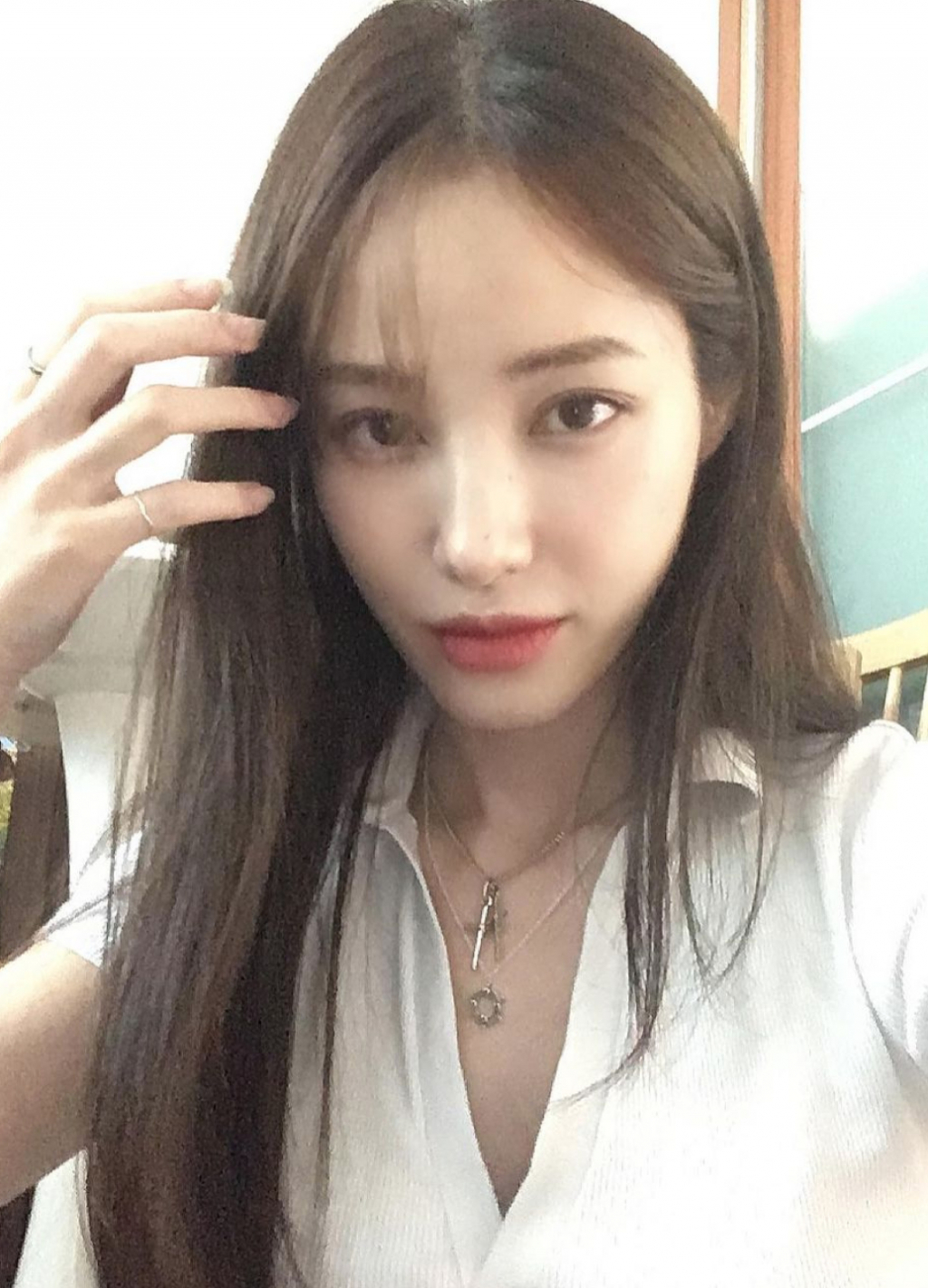 유깻잎 성형전 모습? 