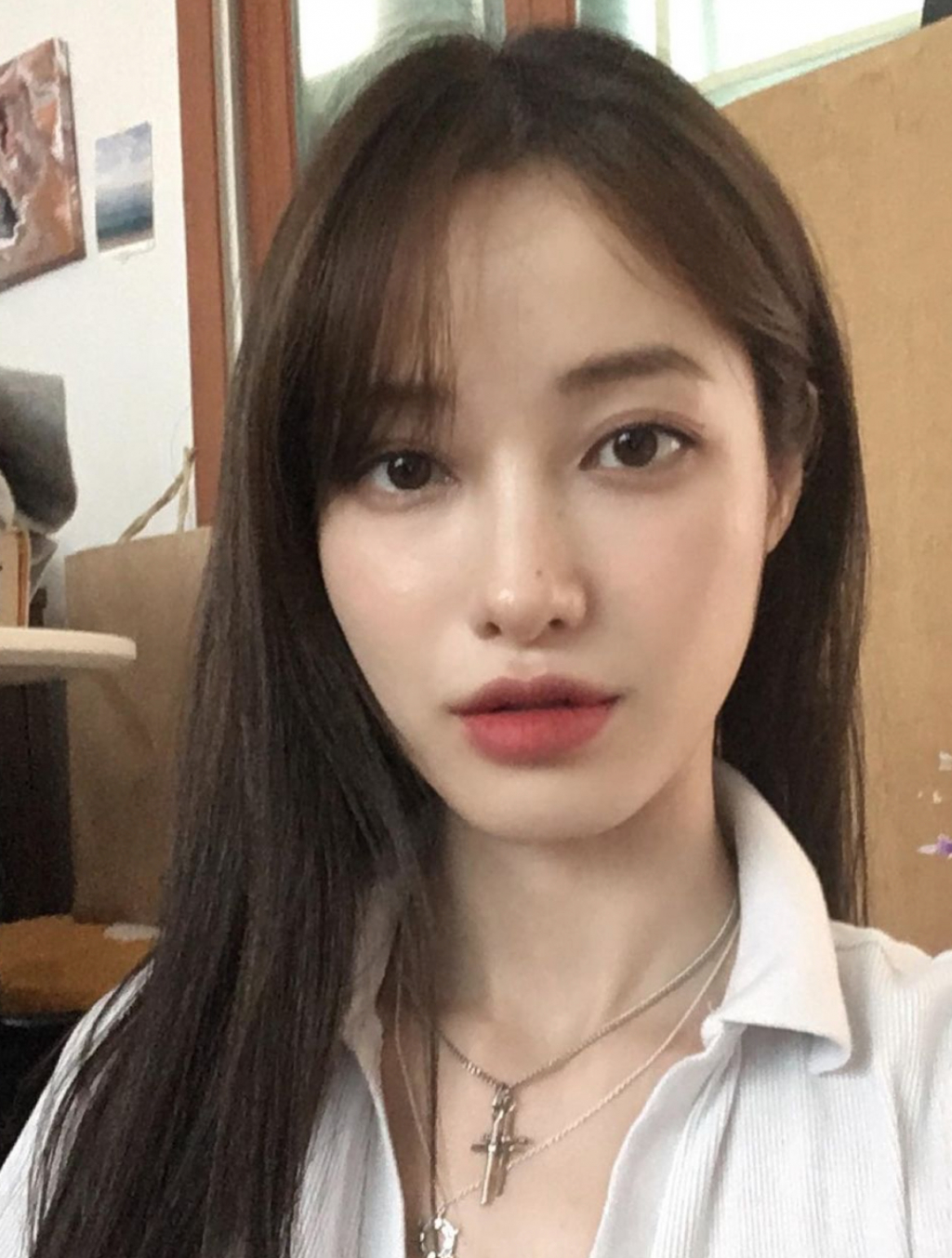 유깻잎 성형전 모습? 