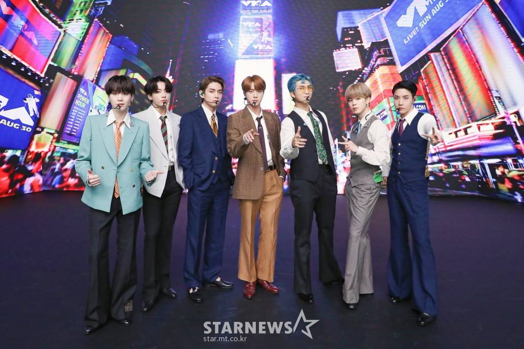 '2020 MTV VMA' 방탄소년단 /사진제공=빅히트엔터테인먼트