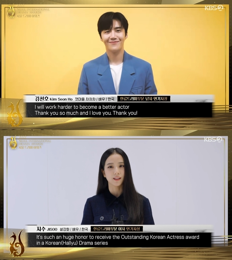 /사진='2022 서울 드라마 어워즈' 중계 화면