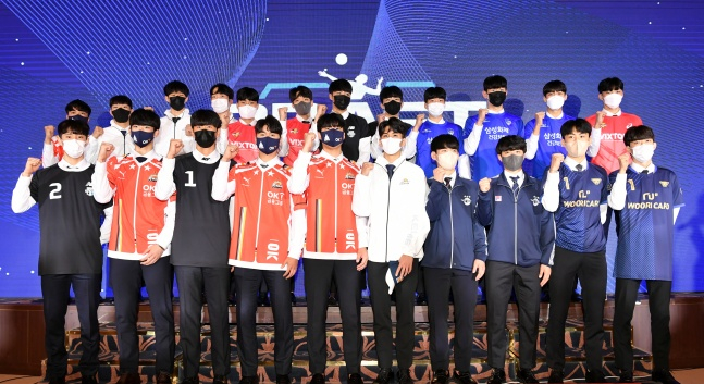 2022~2023 KOVO 남자 신인선수 드래프트에 지명된 선수들 사진./사진=한국배구연맹
