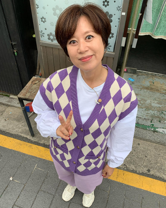 박미선, 백호./사진=박미선 인스타그램