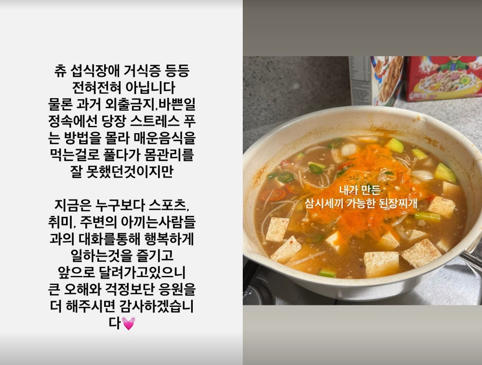 /사진=츄 인스타그램