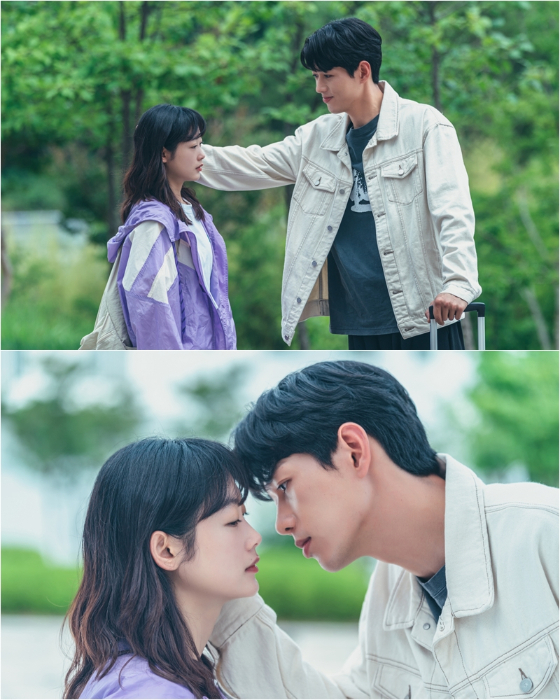 tvN 월화드라마 '멘탈코치 제갈길'의 이유미, 문유강./사진제공=tvN '멘탈코치 제갈길'