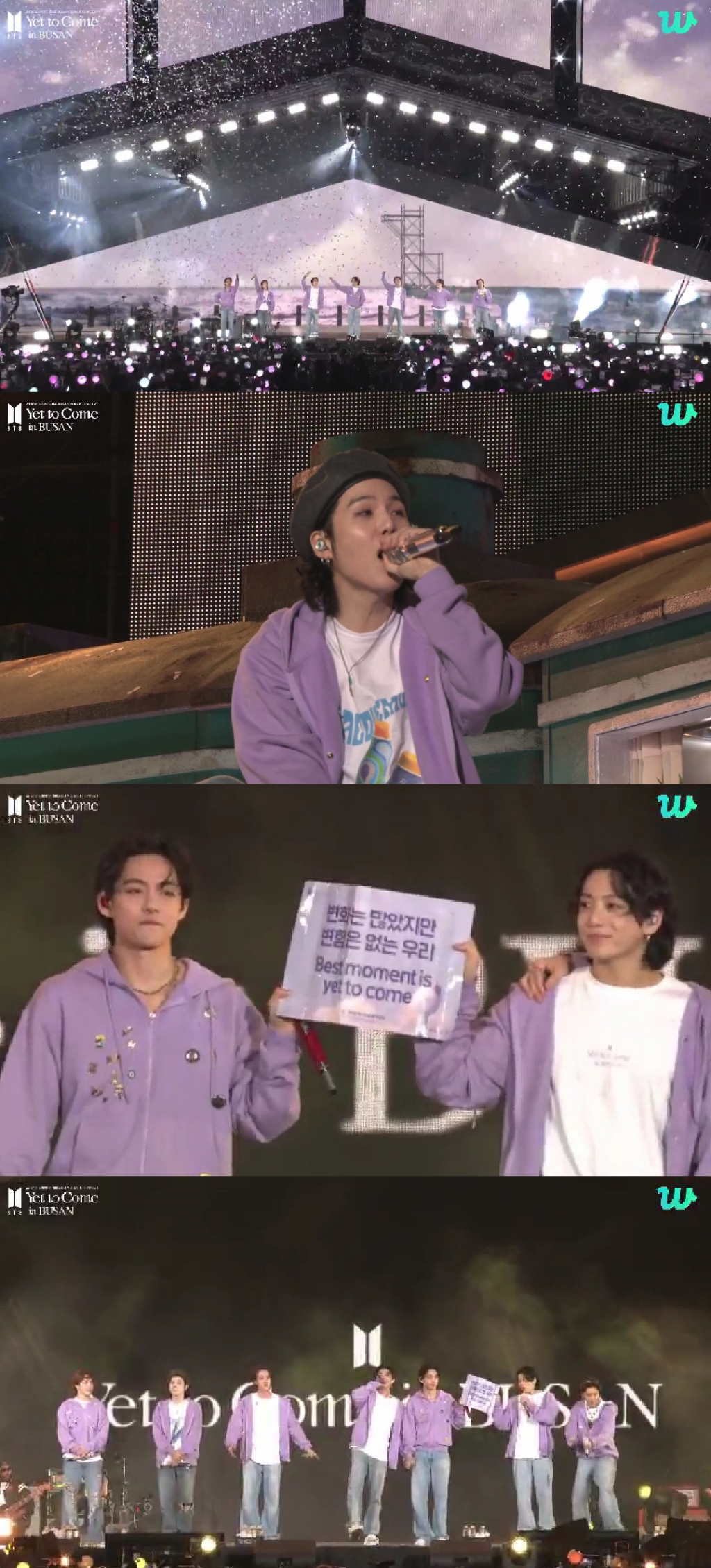 방탄소년단 / 사진=BTS 부산 콘서트 공연 캡처