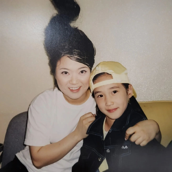 개그우먼 김숙과 배우 박은빈 과거 모습/사진=김숙 인스타그램
