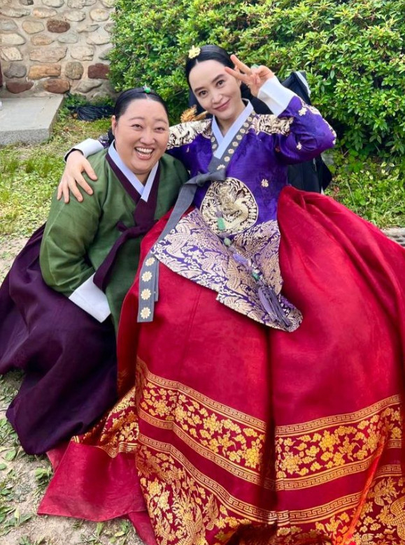 배우 김혜수, 김준면 /사진=인스타그램