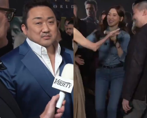 /사진='이터널스' 프리미어 현장, 영상 캡처