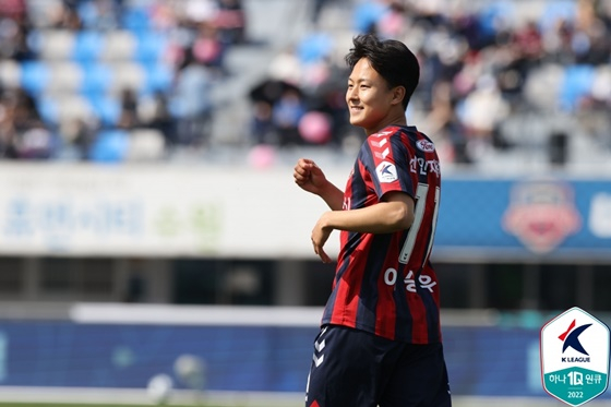 이승우. /사진=한국프로축구연맹 제공