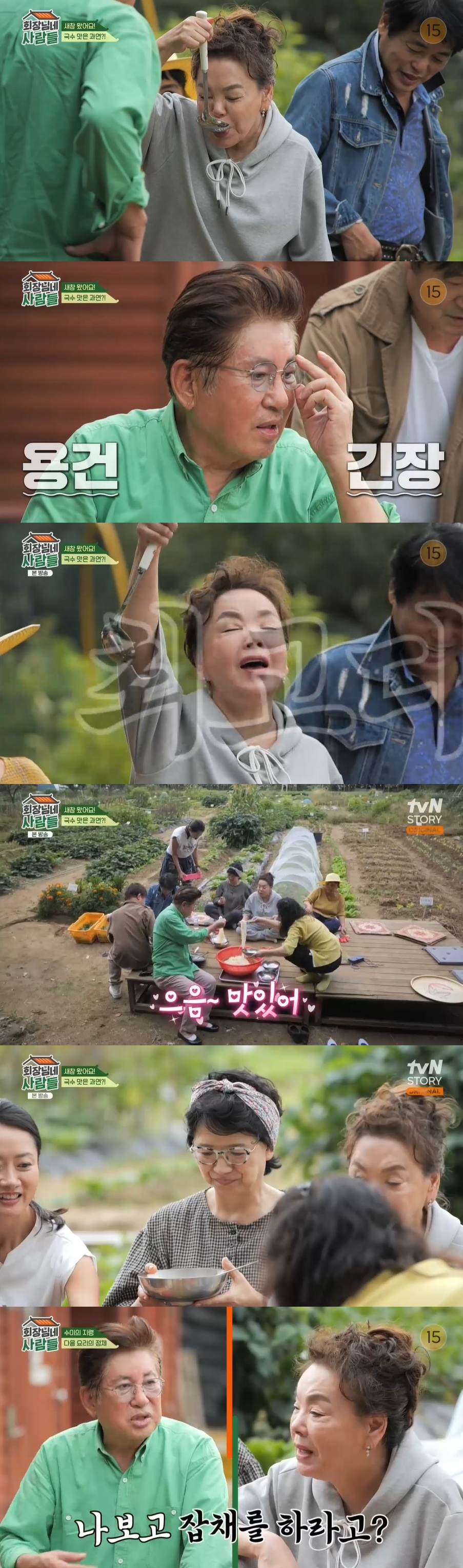 /사진=tvN STORY 예능 프로그램 '회장님네 사람들' 방송화면