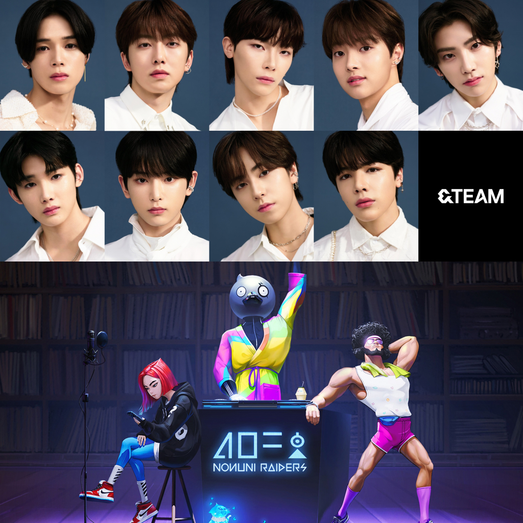 /사진제공= &TEAM(하이브 레이블즈 재팬), 사공이호(노느니특공대엔터테인먼트)