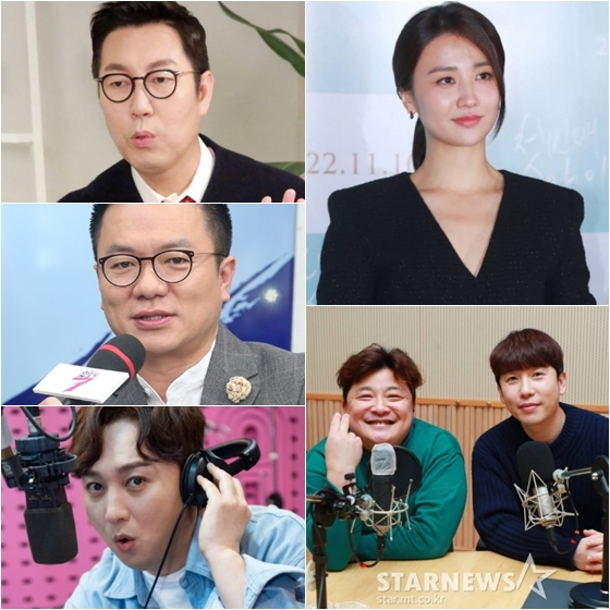 김영철(왼쪽위부터 시계방향) 박하선, 남창희, 윤정수, 황제성, 김태균 /사진=스타뉴스,SBS