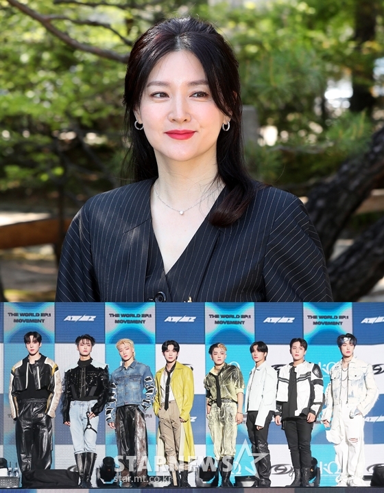 배우 이영애(사진 위), 그룹 에이티즈/사진=홍봉진 기자 honggga@(이영애 사진), 김창현 기자 chmt@