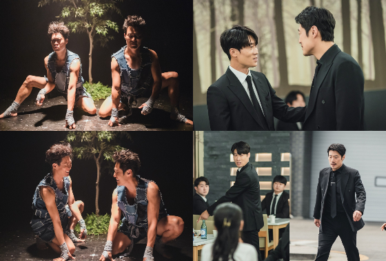 tvN 월화드라마 '연예인 매니저로 살아남기'에 출연한 진선규, 이희준./사진=tvN