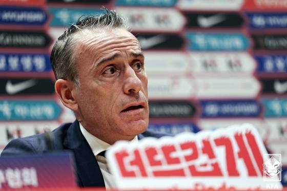 파울루 벤투 한국축구대표팀 감독. /사진=대한축구협회 제공