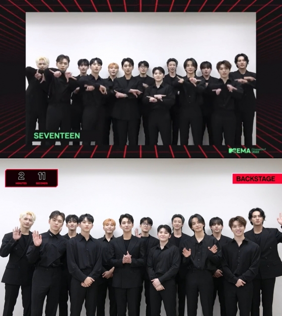 /사진=MTV EMA 방송 화면 캡쳐