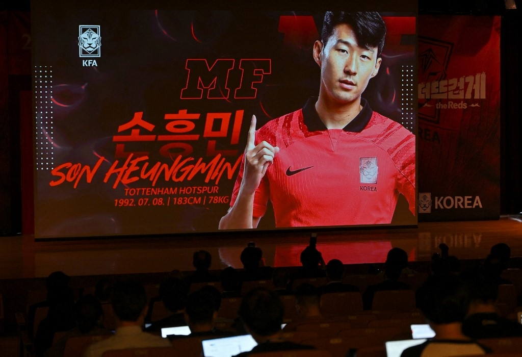 월드컵 대표팀 명단에 이름을 올린 손흥민. /AFPBBNews=뉴스1
