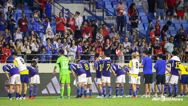 일본 축구대표팀. /사진=AFPBBNews=뉴스1