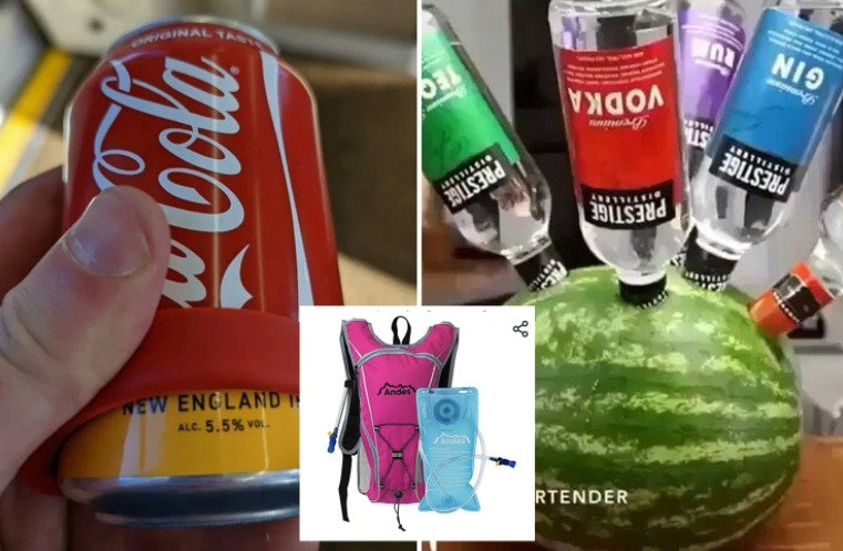 영국 축구 팬들이 카타르 월드컵이 열리는 경기장에 맥주를 갖고 들어갈 수 있는 기상천외한 방법들을 즐겁게 공유하고 있다. /사진=영국 더 선