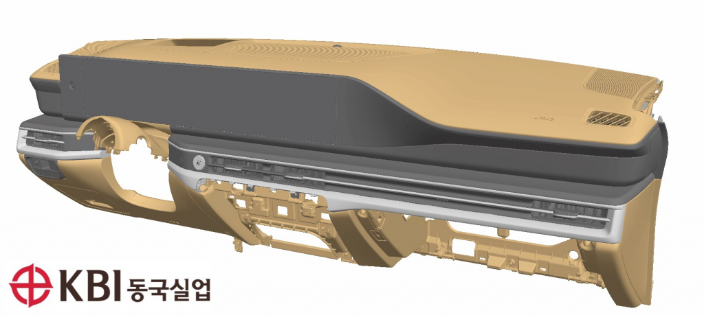 KBI동국실업의 IMG 기술이 적용된 올 뉴 그랜저 크래시패드