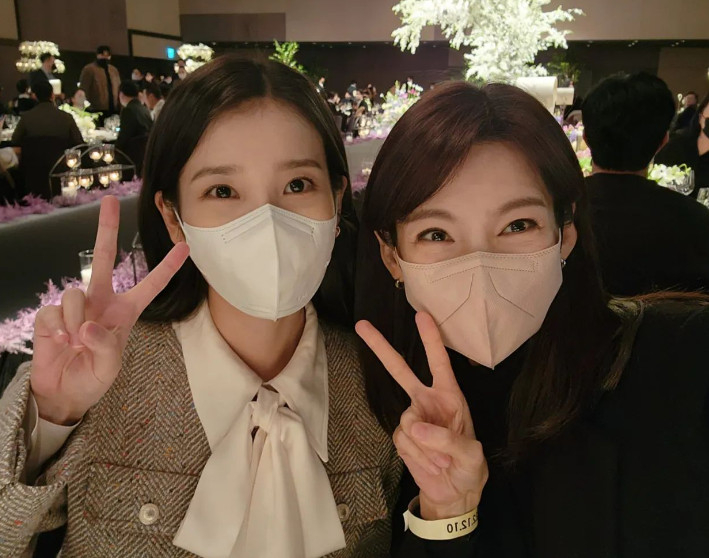 아이유 정가은 /사진=인스타그램