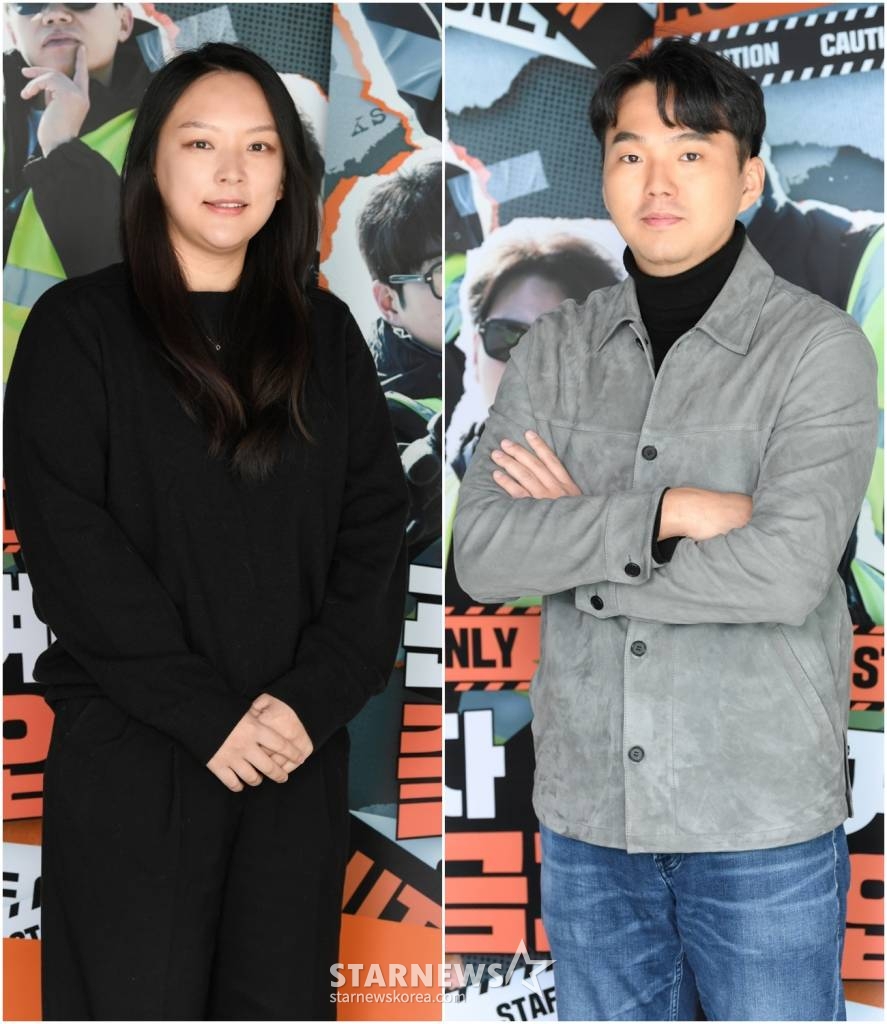 고혜린, 이동원 PD가 서울 양천구 목동 SBS 사옥에서 예능 프로그램 '관계자 외 출입금지' 기자간담회에 참석해 포즈를 취하고 있다. '관계자 외 출입금지'는 외부인은 다가갈 수도 들여다볼 수도 없는 관계자 외 출입금지 구역에 1일 출입증을 받고 입장해 미지에 쌓인 금지구역의 이야기를 봉인 해제하는 프로그램이다. 오는 5일 첫 방송. / 사진제공 = SBS /사진=김창현 기자 chmt@