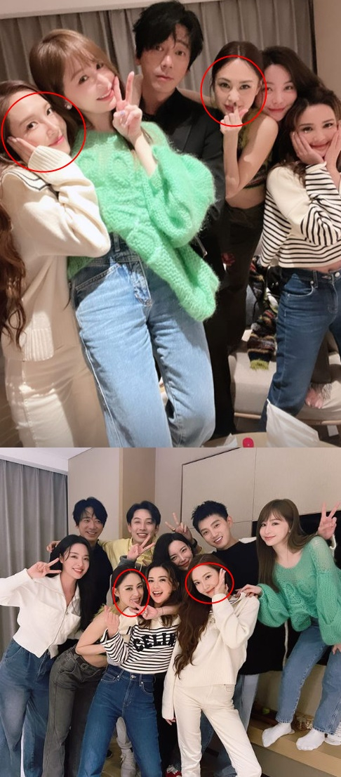 질리안 청과 제시카가 모임을 가졌다. /사진=채탁연 인스타그램