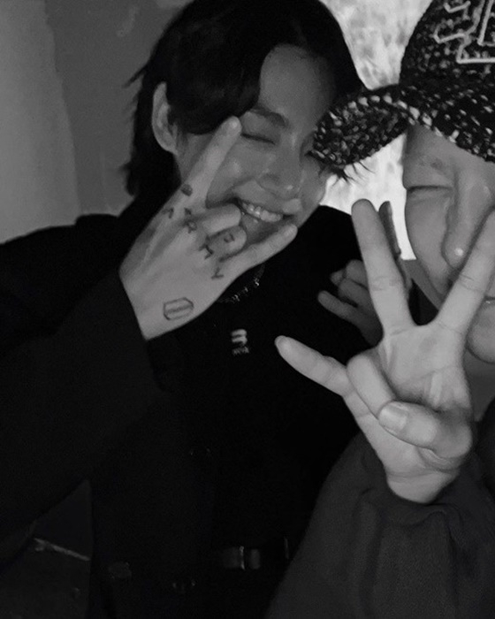정국(왼쪽), 휘민 /사진=휘민