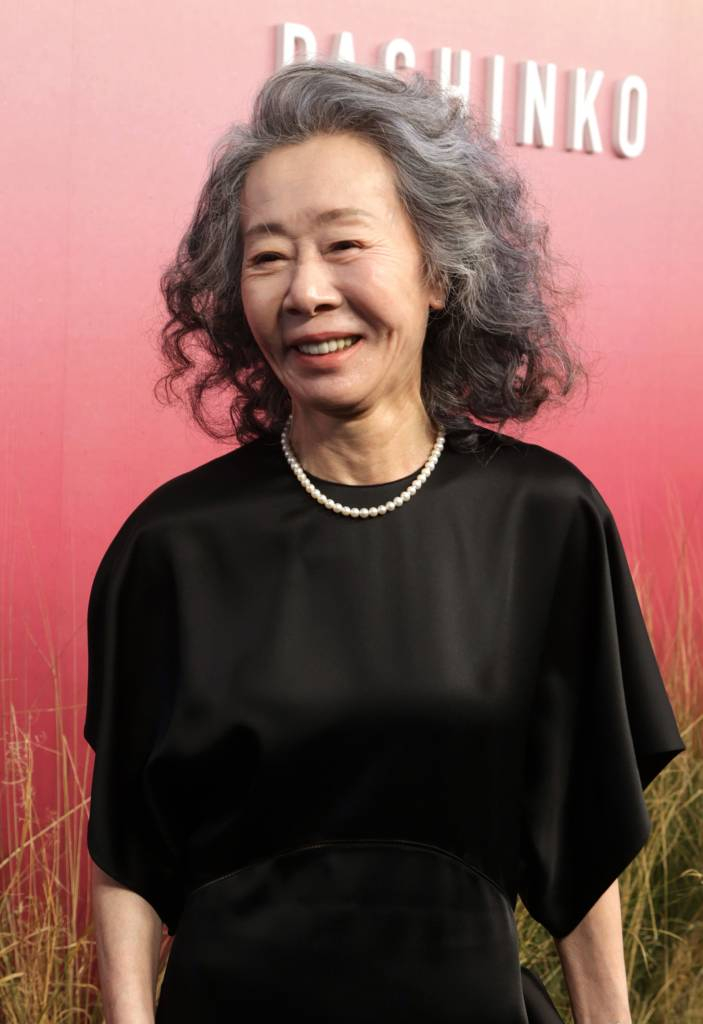 배우 윤여정이 지난 16일(현지시각) 미국 로스엔젤레스(LA) 아카데미뮤지엄에서 열린 글로벌 시사회에서 포즈를 취하고 있다. 금지된 사랑에서 시작되는 이야기로 한국과 일본, 그리고 미국을 오가며 전쟁과 평화, 사랑과 이별, 승리와 심판에 대한 잊을 수 없는 연대기를 그리는 작품 '파친코'는 오는 25일 3개 에피소드가 공개 되며 이후 매주 금요일 한 편씩 공개 된다. /사진제공=애플tv플러스 /사진=이동훈 기자 photoguy@