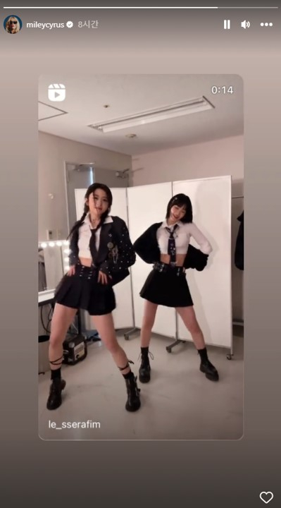 /사진=마일리 사이러스 인스타그램
