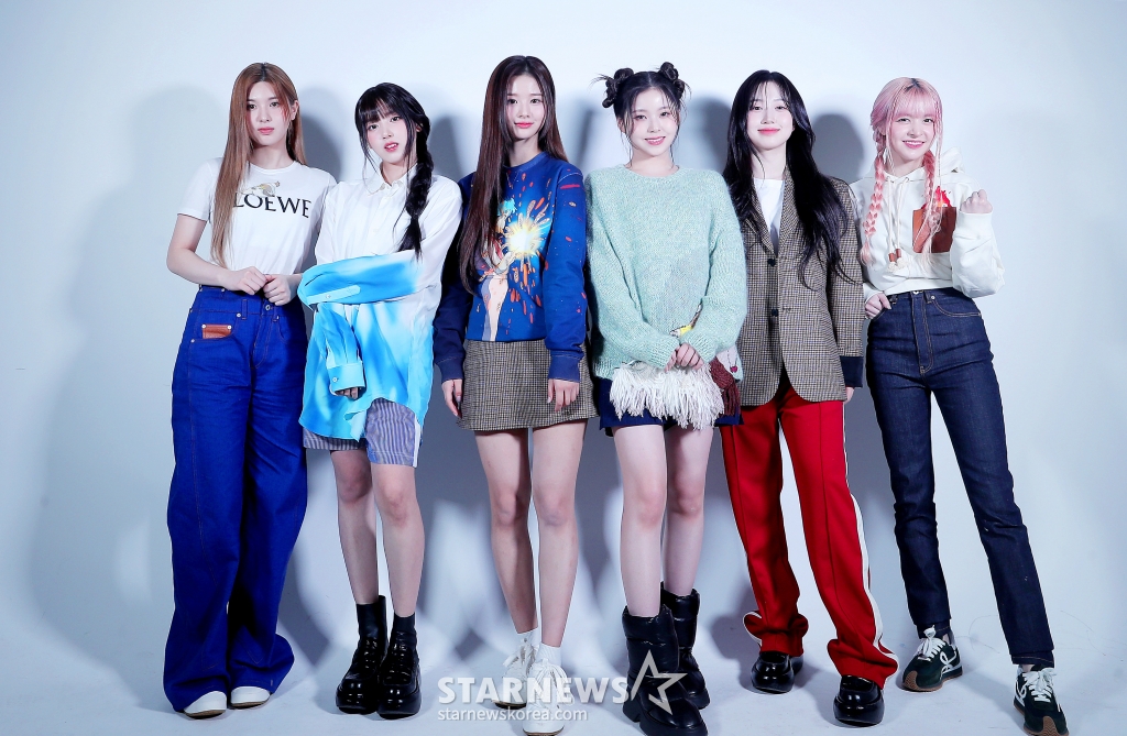 그룹 엔믹스(배이, 지우, 설윤, 규진, 해원, 릴리) 2022 AAA 인터뷰 /사진=스타뉴스 김창현 기자