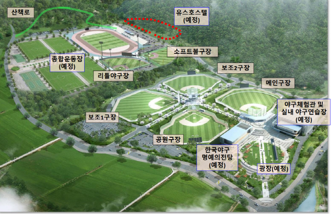 기장 KBO 야구센터 조감도. /사진=KBO