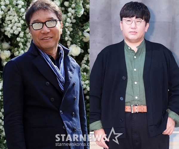 이수만, 방시혁 /사진=스타뉴스(이수만), 엠넷(방시혁)